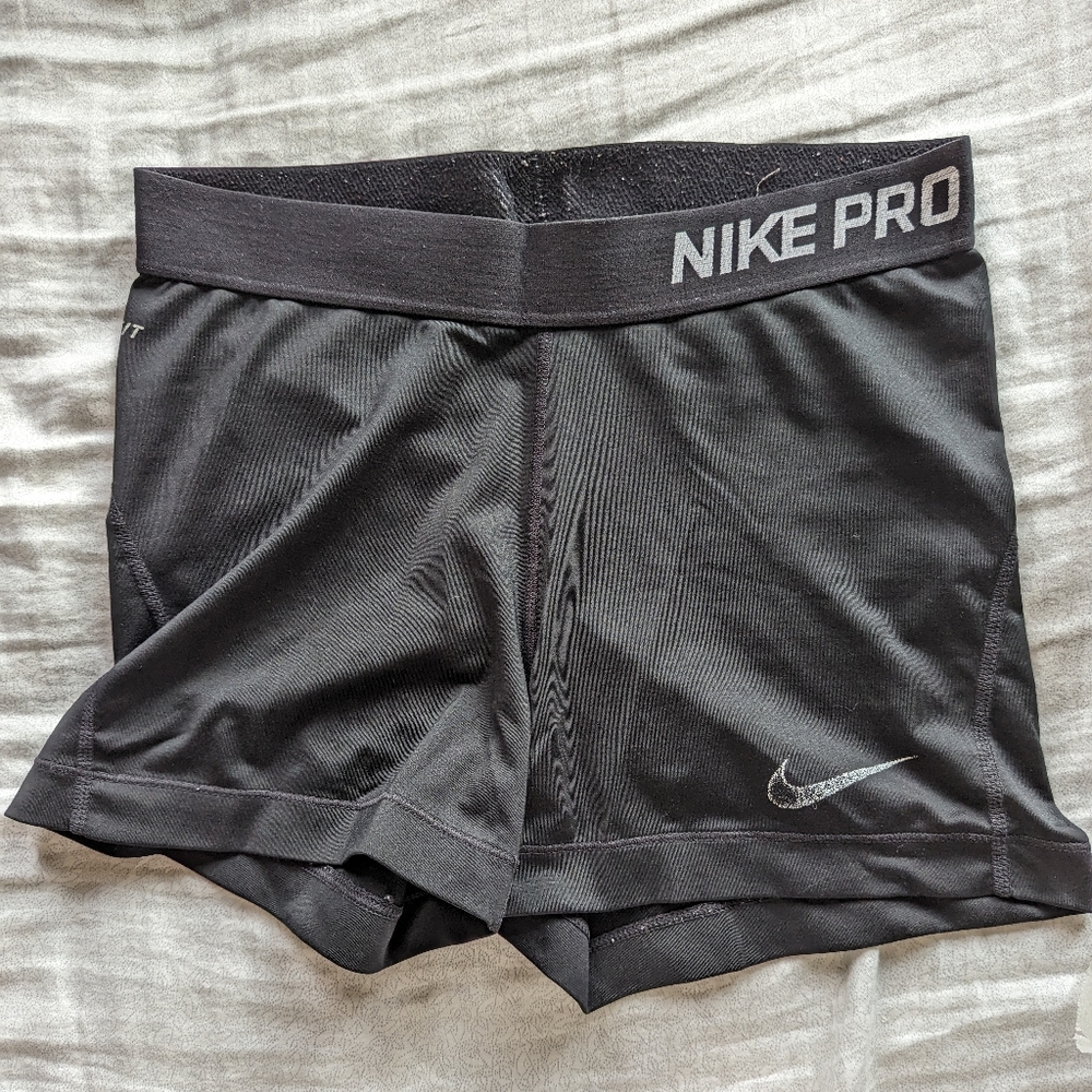Women's Black Nike spandex medium